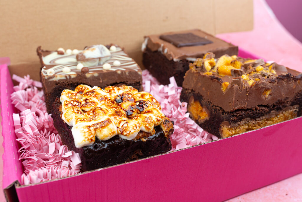 Brownie Box - Mixed Flavours, Mint, Crunchie, Guylian, S'mores - Image 2