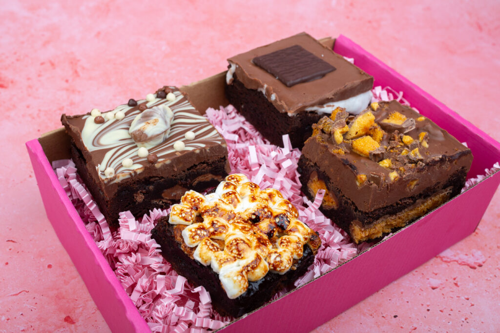 Brownie Box - Mixed Flavours, Mint, Crunchie, Guylian, S'mores