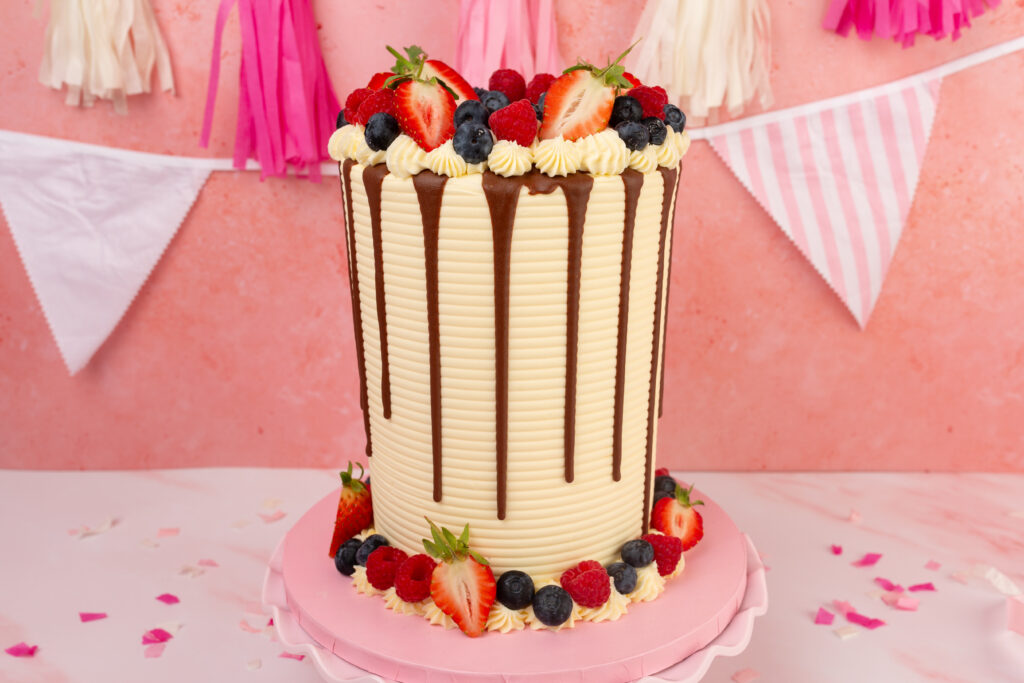 Fruit Loaded Ruffle Cake - Image 4