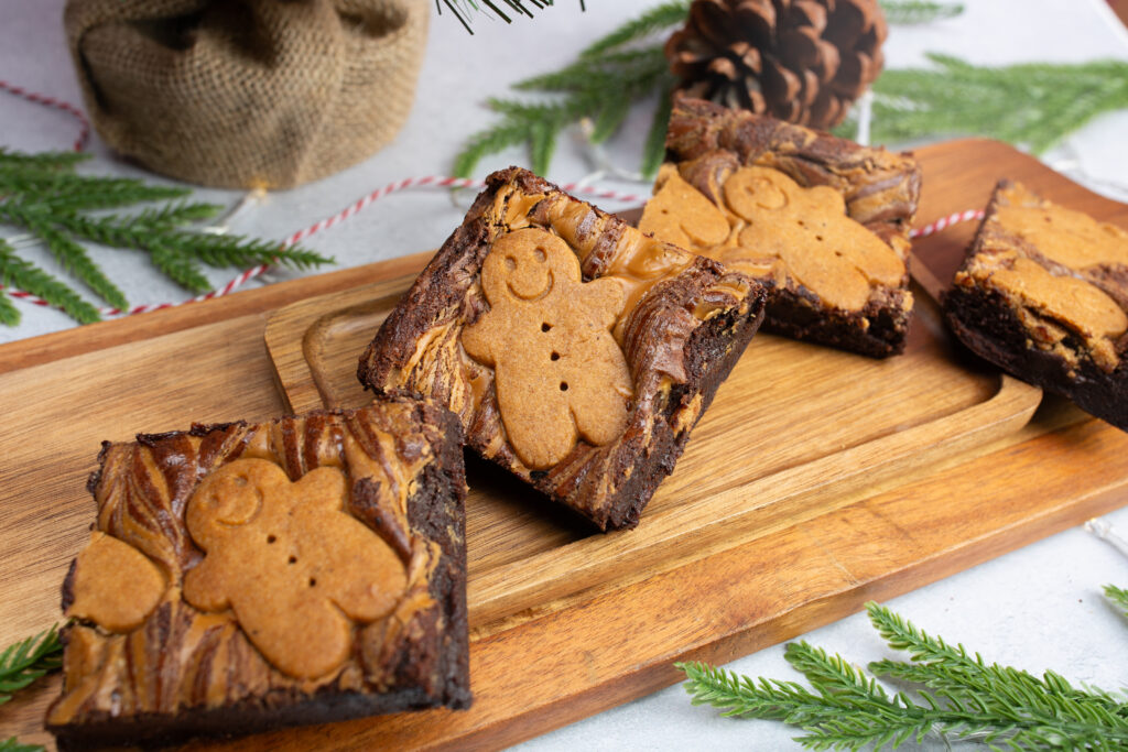 Gingerbread Man Brownie