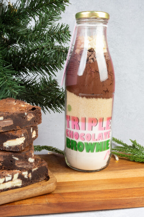 Triple Chocolate Brownie Baking Bottle